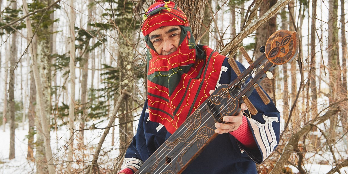 "Champion of an obscure Ainu lyre": Read Songlines' feature on OKI